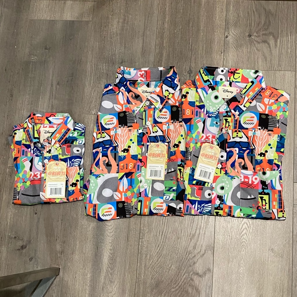 Disney’s Pixar Family shirts